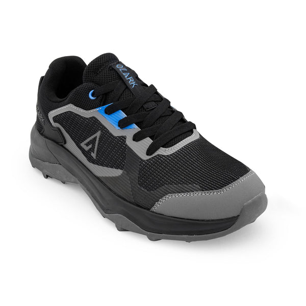 Outdoor Trekking Shoes | Black Grey Performance