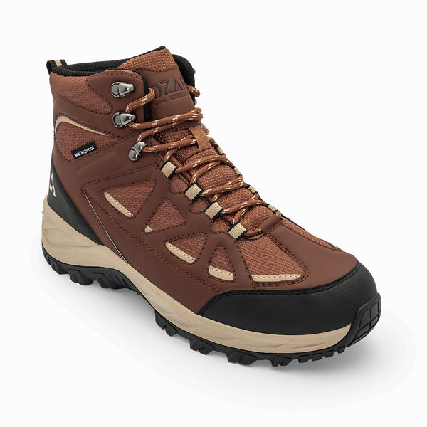 Brown Trekking Shoes | High-Top Outdoor
